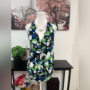 The Limited Women’s Top Blouse Small Sleeveless Scoop Neck racerback Colorful